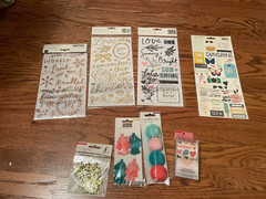 Crate Paper & Maggie Holmes Scrapbooking Lot