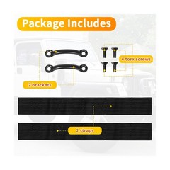 for Jeep Wrangler CJ YJ TJ Door Strap and Footman Loop Bracket FAST USA SHIP