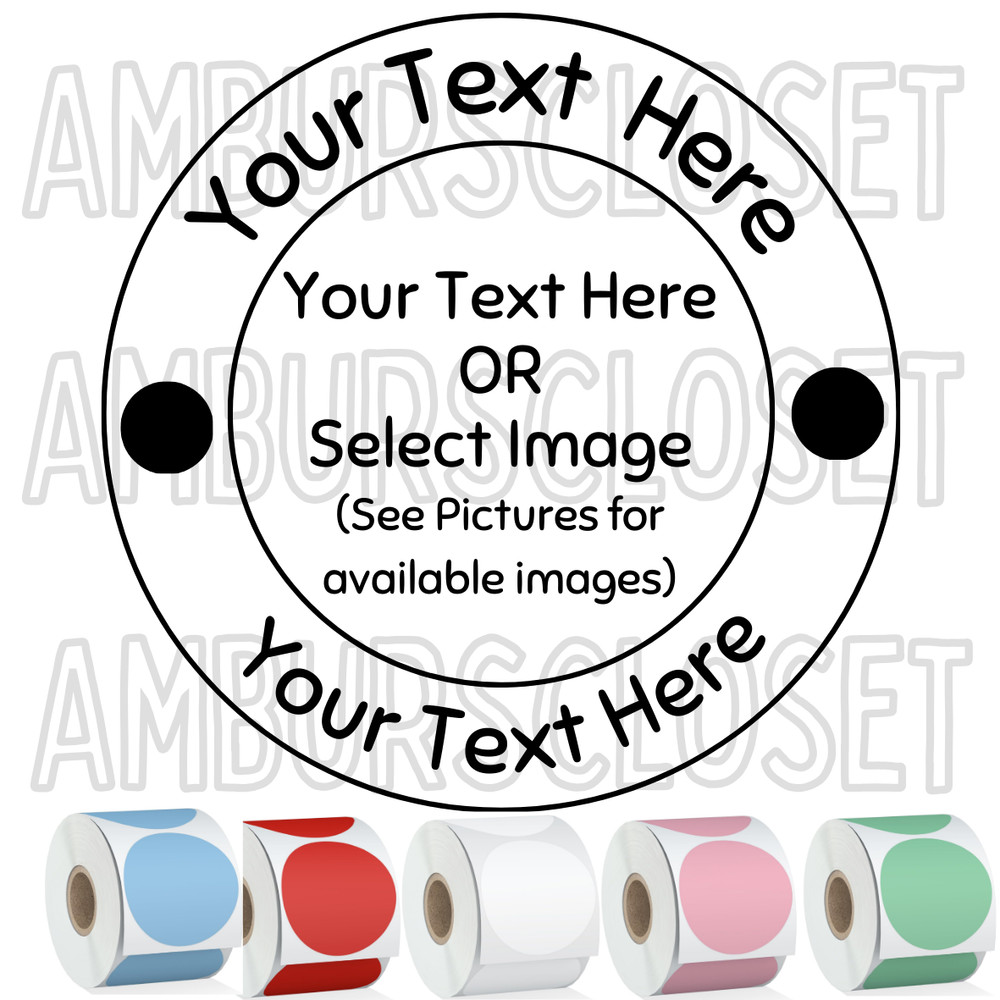 40 CUSTOM BUSINESS STICKERS SEALS LABELS 2″ ROUND WATERPROOF THANK YOU YOUR WAY