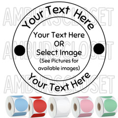 40 CUSTOM BUSINESS STICKERS SEALS LABELS 2″ ROUND WATERPROOF THANK YOU YOUR WAY