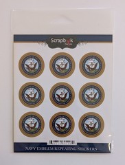 Navy Emblems United States Military Scrapbooking Stickers By Scrapbook Customs