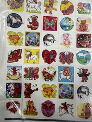 Vintage 1985 Institutional Financing Services Multi-Colored Stickers