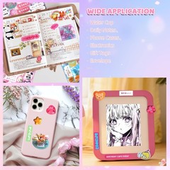 Cute Japanese Sticker Collection – 800+ Self-Adhesive Stickers for Crafts
