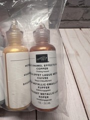 Stampin’ Up! METALLIC ENAMEL EFFECTS BASICS: Gold, Silver, Copper NEW IN PKG