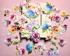 Anna Griffin’s Latest Hydrangea & Rose 30 PCS 3D Stickers +Ephemera Minis BONUS!