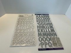 Craft Alphabet Stickers Letters Huge Lot Black Red White And More