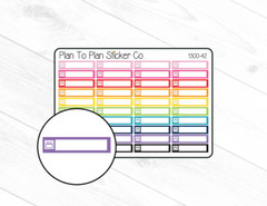 1300-42~~Oven Baking Icon Boxes Planner Stickers.
