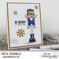 New Stamping Bella Rubber Stamp ODDBALL CHRISTMAS NUTCRACKER WINTER free USA shp