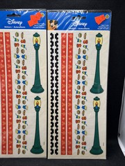 Two (2) NOS SandyLion Disney Theme Park Scrapbook Sticker Border Sheet