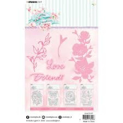 STUDIO LIGHT – METAL CUTTING DIES – LOVE FRIENDS