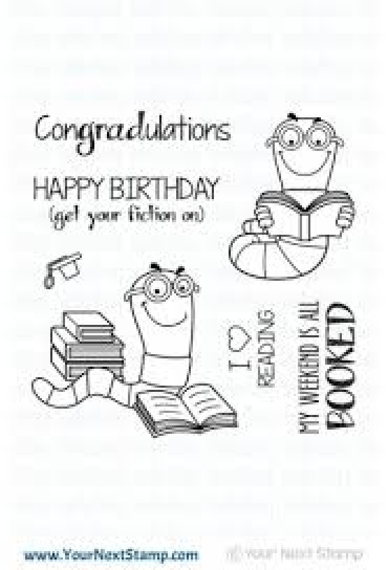 Your Next Stamp Clear Cling Stamps GET YOUR FICTION ON Stamps