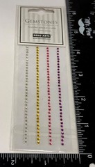 Hero Arts Gemstones Adhesive Crystals 2mm 132 PCS Asst Colors Scrapbooking CH112