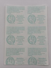 Vintage Disney Fuzzy Winnie The Pooh Piglet Stickers Sandylion – 1 Sheet NOP