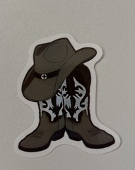10 STICKERS WESTERN COWBOYS Journal Planner Notebook SCRAPBOOK WSIPDN