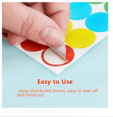 Colorful Round Dot Stickers Polka Circle Labels Crafts Office Classroom DIY