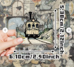 25 PIECES FAIRY TALE STORY WORLD STICKERS SCRAPBOOK JUNK JOURNAL PHONE #16