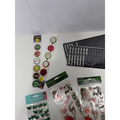 Recollections Jolee’s Boutique Christmas Sticker Lot Dimensional Glitter 15+ pc