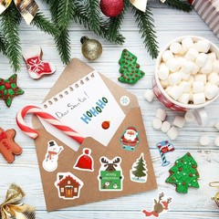 Christmas Stickers, Christmas Crafts Stickers for Kids, 432 PCS Self-Adhesive