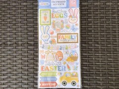 ECHO PARK LOT~Bunnies & Baskets~Paper Pad-Frames & Tags-Chipboard Accents~NEW
