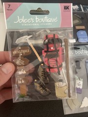 jolee’s boutique stickers Camping and Hiking Stickers NOS Lot of 6 Dimensional