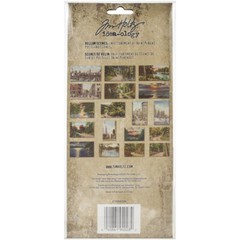 TH94028 IdeaOlogy Vellum Scenes 18 pc. Assortment Transparent Postcard Scenes