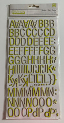 American Crafts Chipboard Alpha Thickers-Variations Available-U Choose