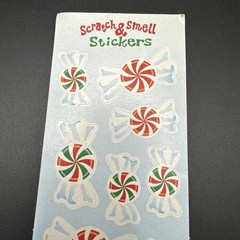 Peppermint Scratch And Smell Stickers Mint Candy Sticker