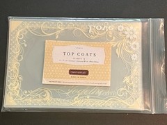 Pack Of 12 Close to My Heart Top Coats 4”X6”Overlays Z1211