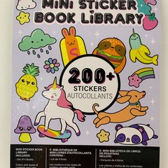 Mini Miniature Sticker Book Library 200+ Stickers Magical Cuteness Animals NEW