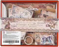 Scrapbooking Kit (202 PCS), Vintage Collection-Wisteria & Butterfly, Perfect for