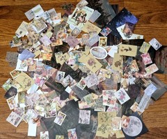 300pc VTG Inspo/Fairytale/Nature Ephemera Lot Small Pcs Junk Journal Scrpbooking