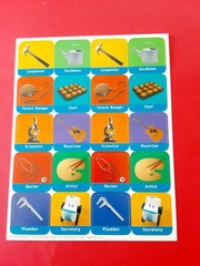 vintage Eureka occupations sticker sheet