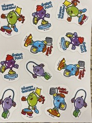 Rare VTG Trend T-143 Scratch N’ Sniff smelly Stickers GRAPE Smell