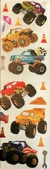 Mrs Grossman`s MONSTER TRUCKS Stickers 2013 FOIL rally dirt races