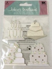 K Company *WEDDING* Scrapbooking Lot ~ Jolee’s Stickers ~ 16 Packs NEW