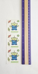 Vtg Sandylion Stickers Strip Toy Story Alien Glow In The Dark