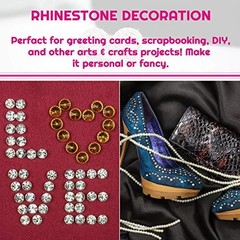 4950pcs Rhinestone Stickers – Self-Adhesive Gems for Crafts, Makeup & Decor – 30