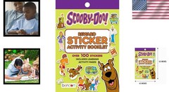 Scooby Doo Official Coloring & Sticker Pad – 4″ x 6″ with 100+ Reward Stickers