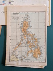 25pc Vintage Loose World Atlas Map Pages Ephemera Pack Junk Journal Scrapbook