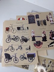 Upper Deck Accent Catalog collage pages great for crafts scrapbooking junk journ