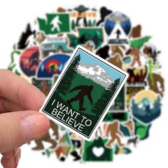 50X Bigfoot Sasquatch Jungle Mountain Stickers Scrapbook Skateboard Bike Hiking