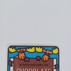 Vintage Mello Smello Chocolate Bar Sticker -80’s -Unused -Single Sticker NEW