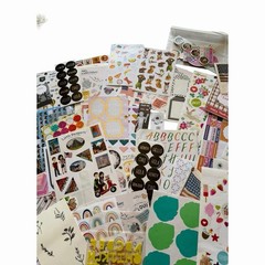 Huge Sticker Lot Scrapbook Planner Kawaii Vintage Ephemera Craft Bundle Destash