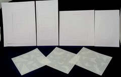 TONERTEX Rub-On Foil Stickers: Gold/Silver/Red/Green (NEW)