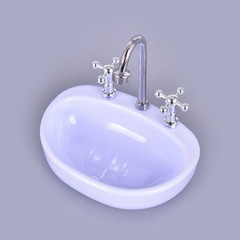Magnetics Paper Clip Dispenser Sink Design Dollhouse Decor for DIY Lover