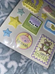 K&Company Baby 1st Steps First Friends Smile Bath Tooth Birthday 1 Year Stickers