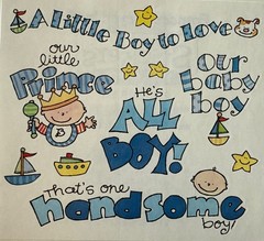 LITTLE PRINCE Stickers(11pc) Frances Meyer…Boy…Baby…Children…Newborn…Card Making