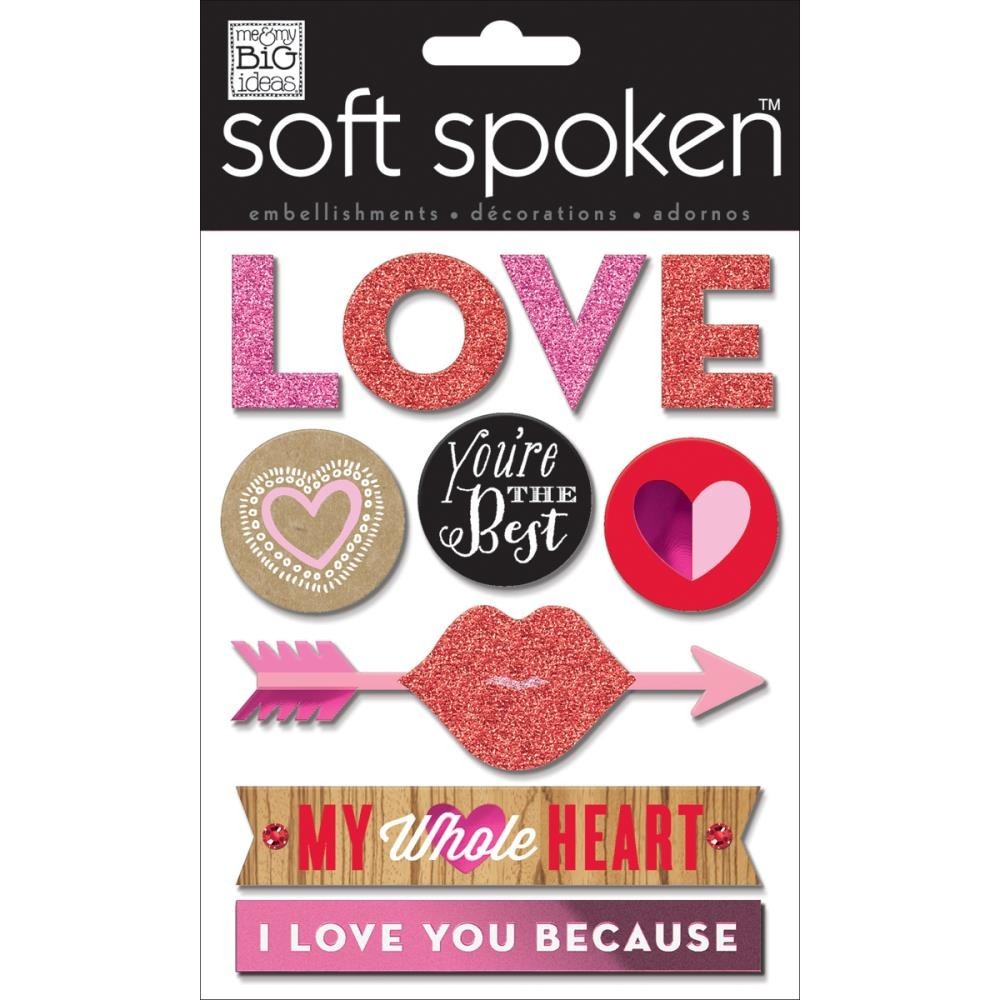 MAMBI Soft Spoken NEW «You’re the Best» Gitz and Glitter Embellishments SS-1471