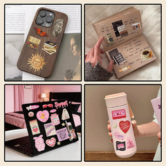 PRSTINCOL Vintage Sweetheart 2 in 1 Sticker Book Set, Includes Vintage and Sweet