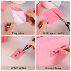1000Pcs Colored Coding Labels Stickers, 5×3 Inch Rectangle Inventory Stickers…